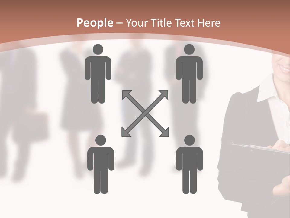 Young Office Job PowerPoint Template