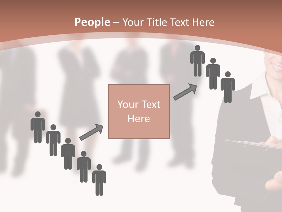 Young Office Job PowerPoint Template