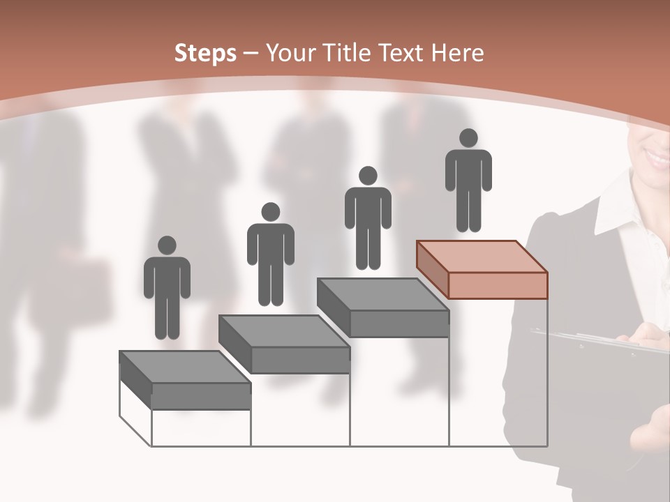 Young Office Job PowerPoint Template