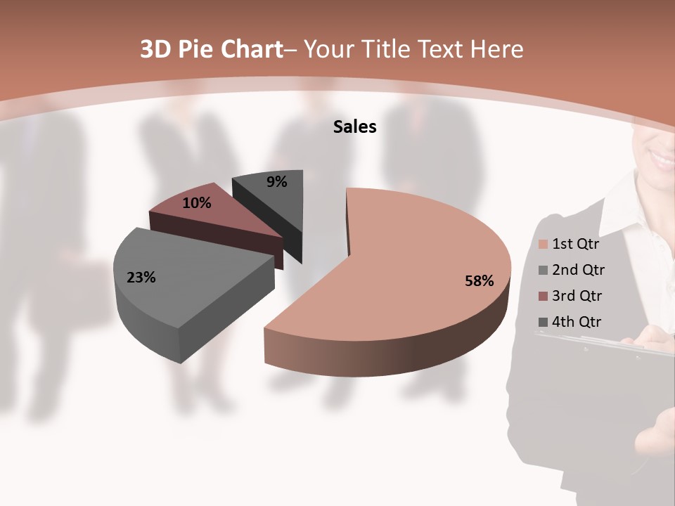 Young Office Job PowerPoint Template