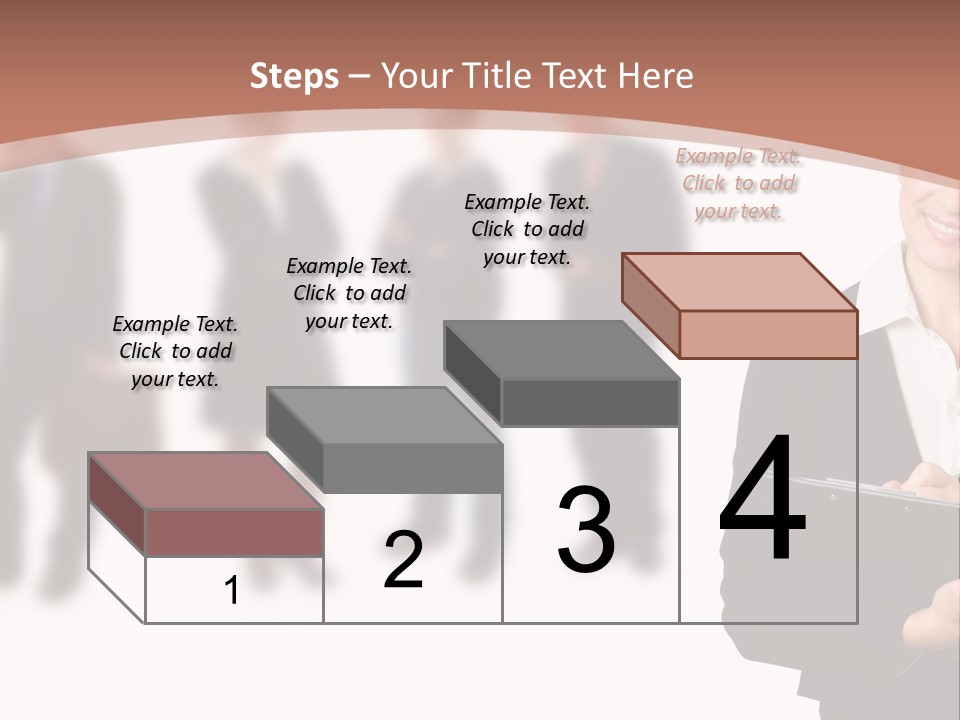 Young Office Job PowerPoint Template