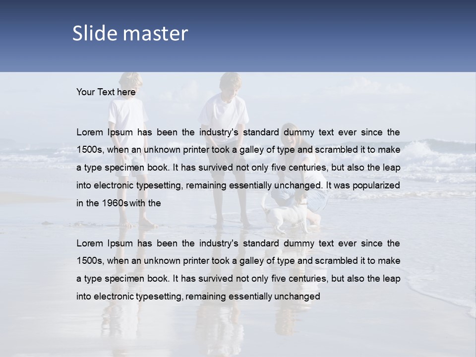 Sand Conceptual Bonding PowerPoint Template