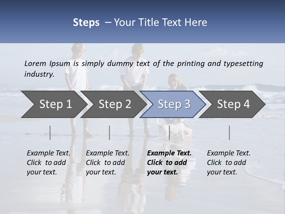 Sand Conceptual Bonding PowerPoint Template