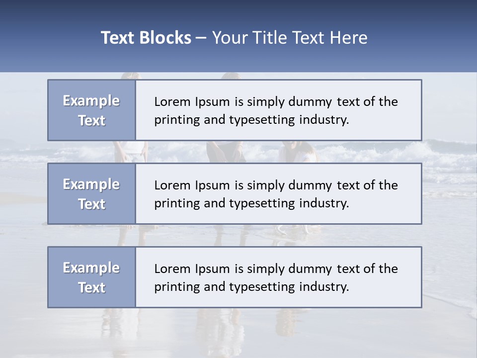 Sand Conceptual Bonding PowerPoint Template