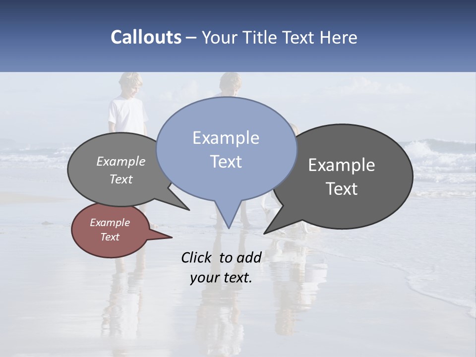 Sand Conceptual Bonding PowerPoint Template