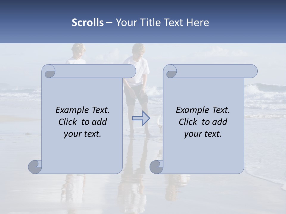 Sand Conceptual Bonding PowerPoint Template