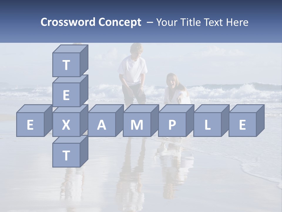 Sand Conceptual Bonding PowerPoint Template