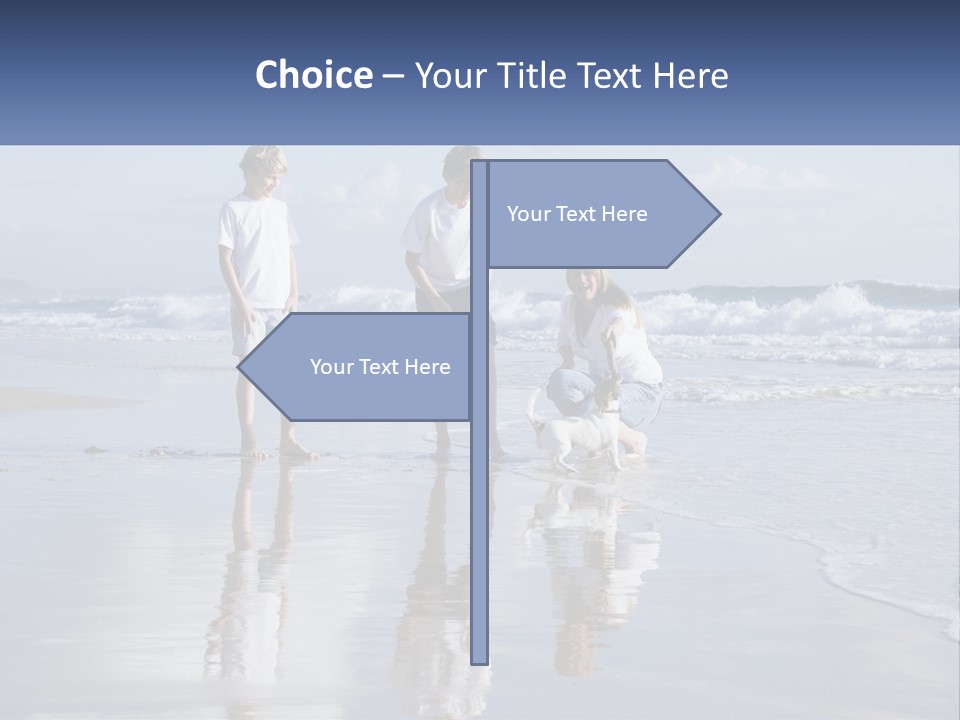 Sand Conceptual Bonding PowerPoint Template