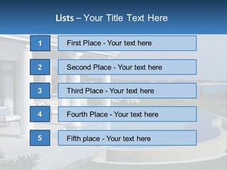 Ocean Luxury Saint Maarten PowerPoint Template