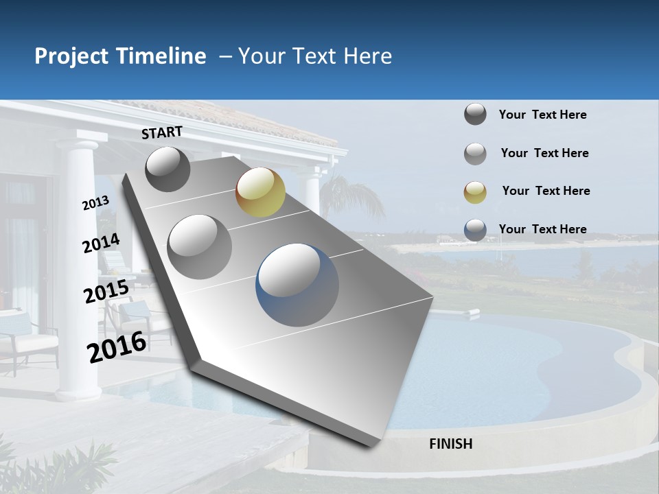 Ocean Luxury Saint Maarten PowerPoint Template