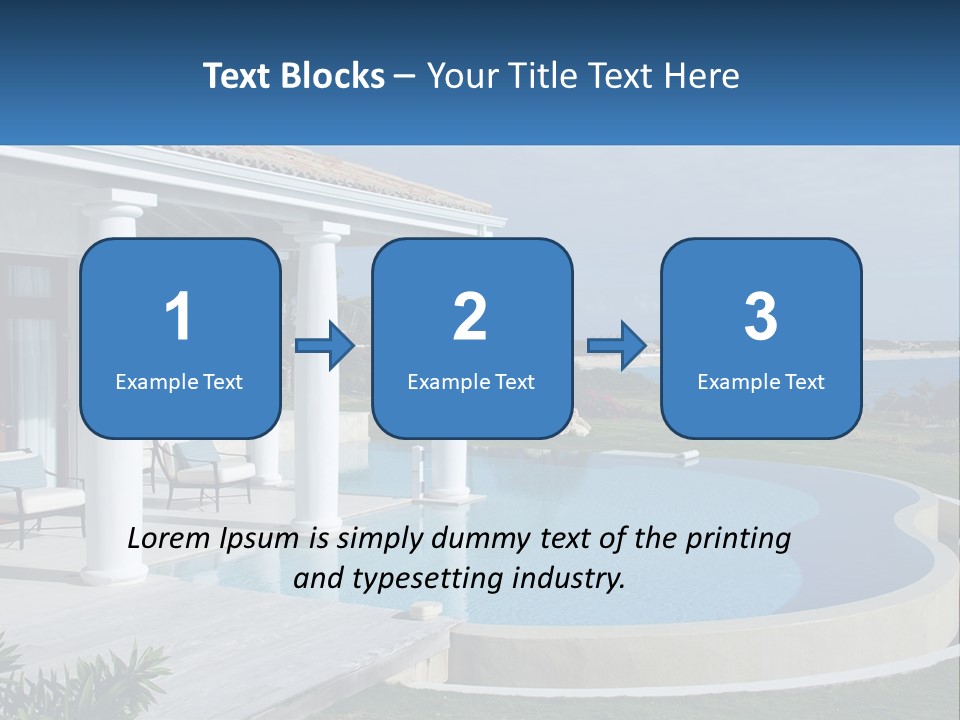 Ocean Luxury Saint Maarten PowerPoint Template