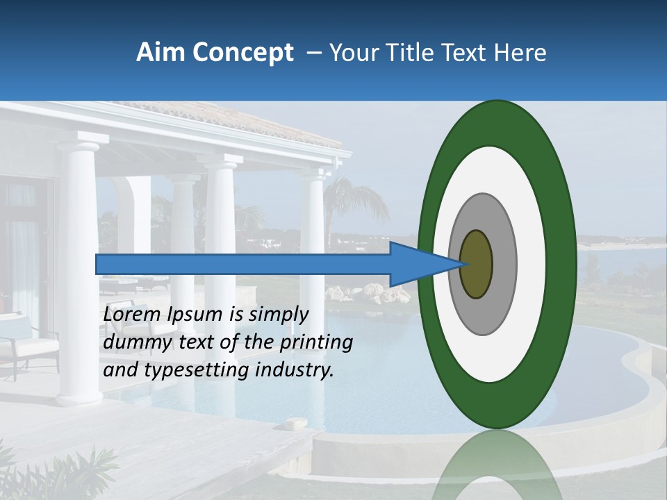 Ocean Luxury Saint Maarten PowerPoint Template