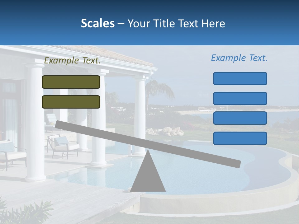 Ocean Luxury Saint Maarten PowerPoint Template