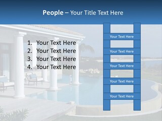 Ocean Luxury Saint Maarten PowerPoint Template