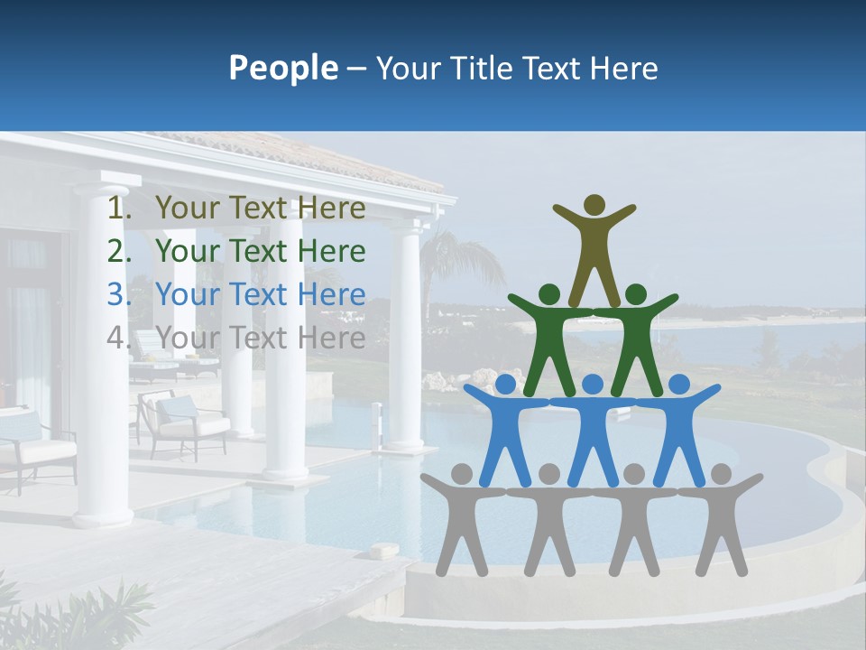 Ocean Luxury Saint Maarten PowerPoint Template