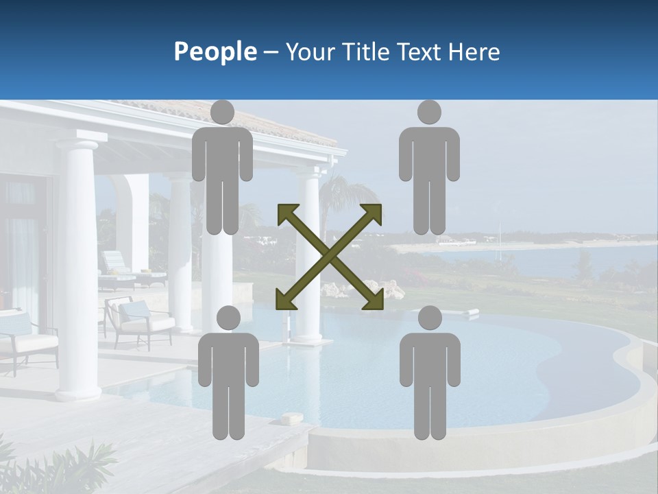 Ocean Luxury Saint Maarten PowerPoint Template
