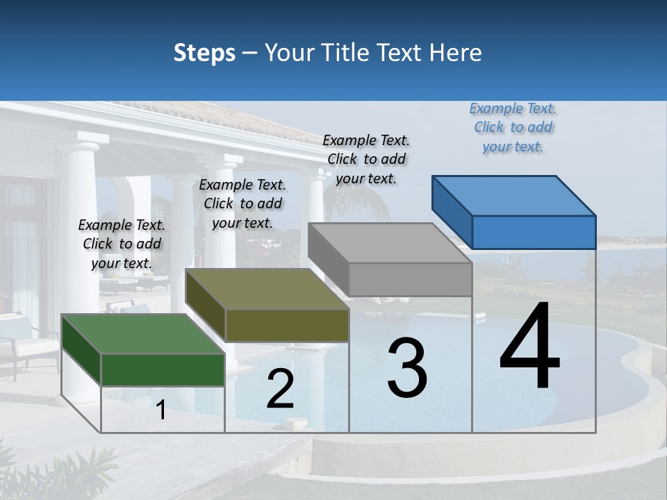 Ocean Luxury Saint Maarten PowerPoint Template