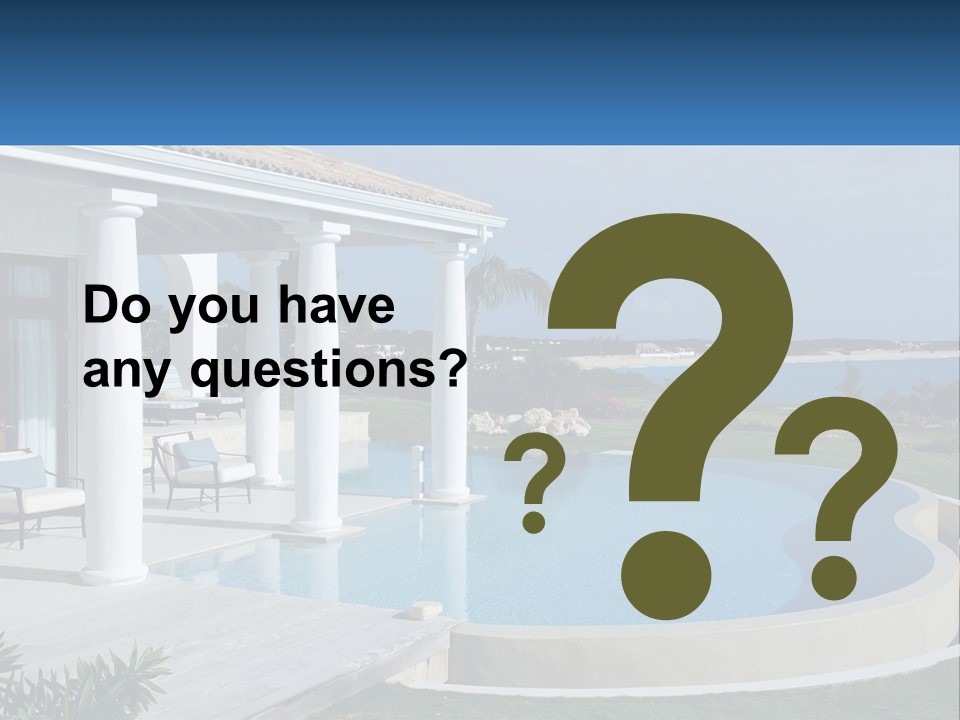 Ocean Luxury Saint Maarten PowerPoint Template