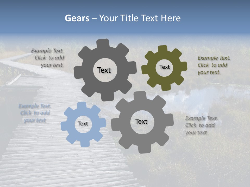 Aim Outdoors Tranquil PowerPoint Template