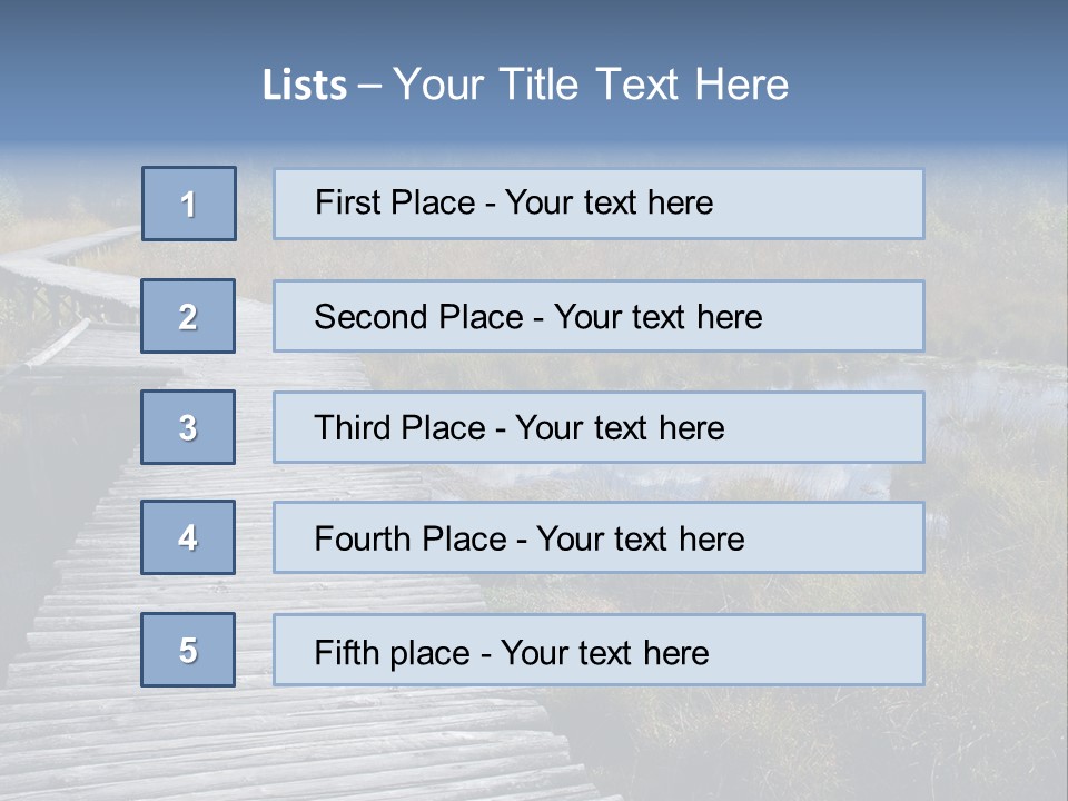 Aim Outdoors Tranquil PowerPoint Template