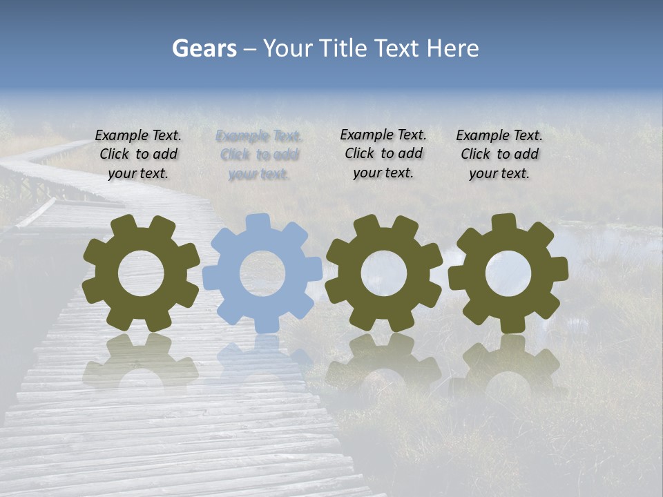 Aim Outdoors Tranquil PowerPoint Template