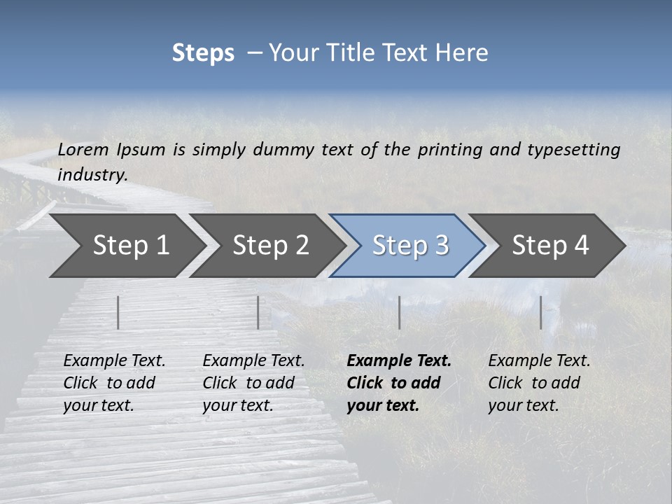 Aim Outdoors Tranquil PowerPoint Template