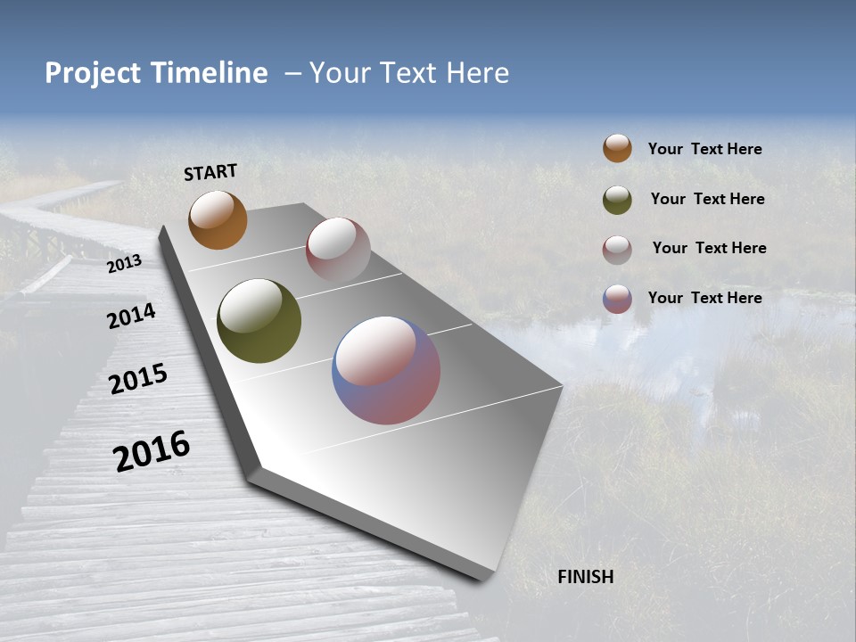 Aim Outdoors Tranquil PowerPoint Template