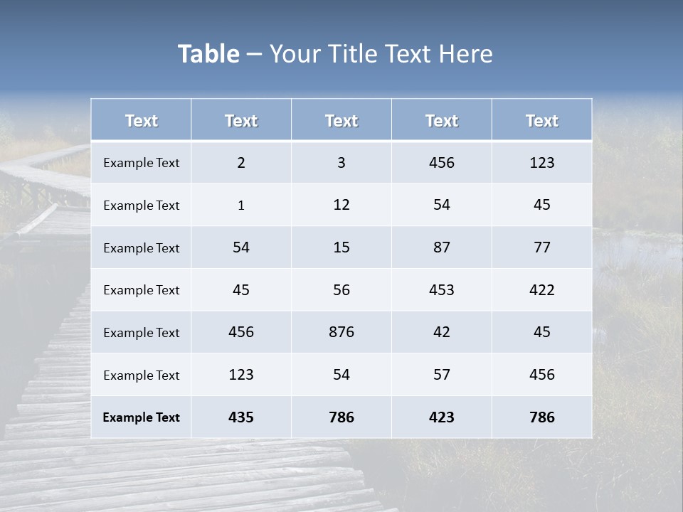 Aim Outdoors Tranquil PowerPoint Template