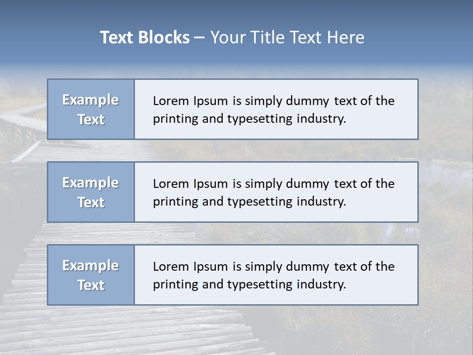 Aim Outdoors Tranquil PowerPoint Template