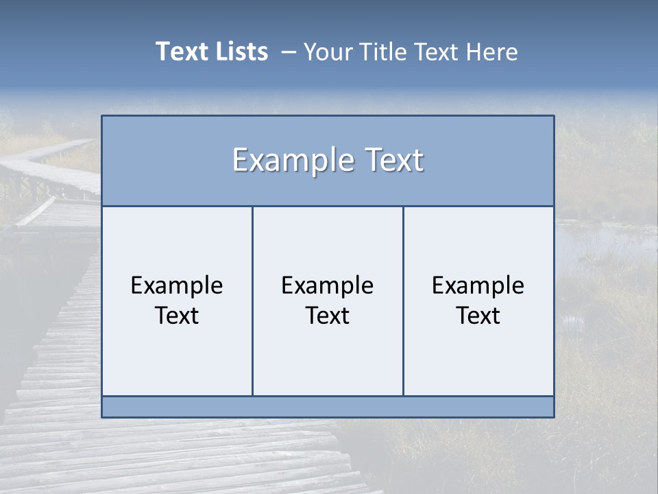 Aim Outdoors Tranquil PowerPoint Template