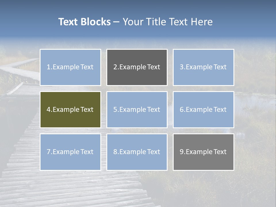 Aim Outdoors Tranquil PowerPoint Template