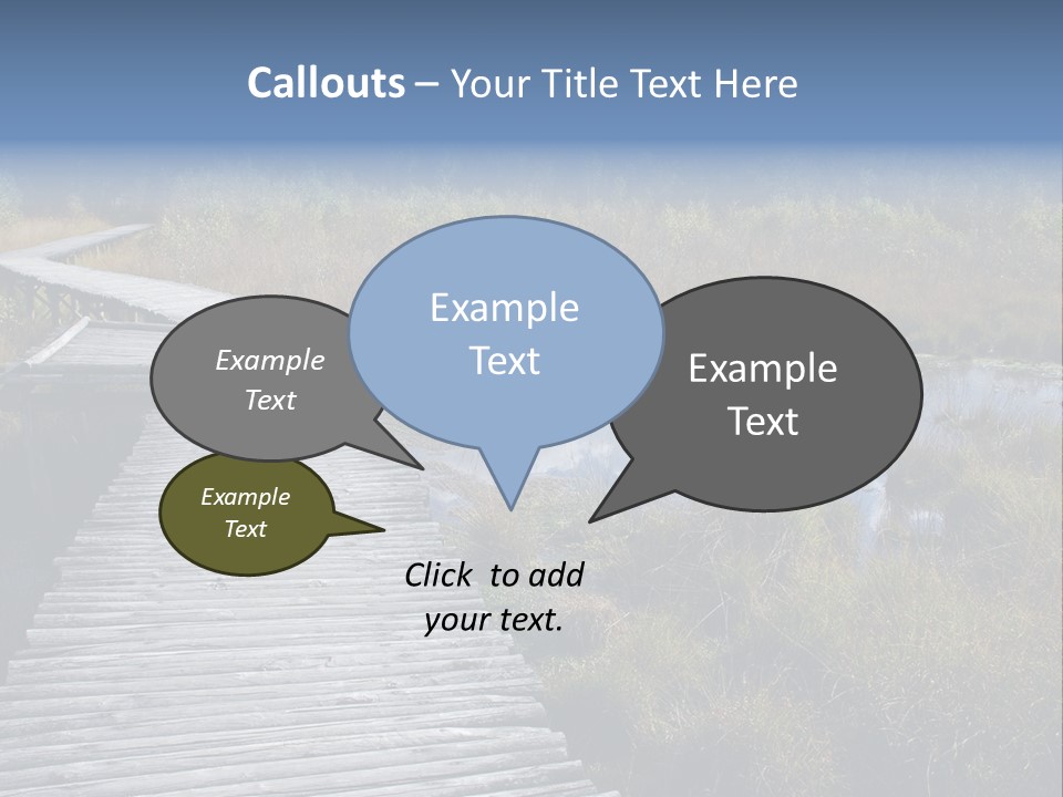 Aim Outdoors Tranquil PowerPoint Template