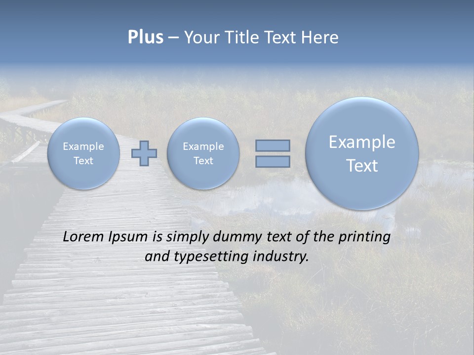Aim Outdoors Tranquil PowerPoint Template