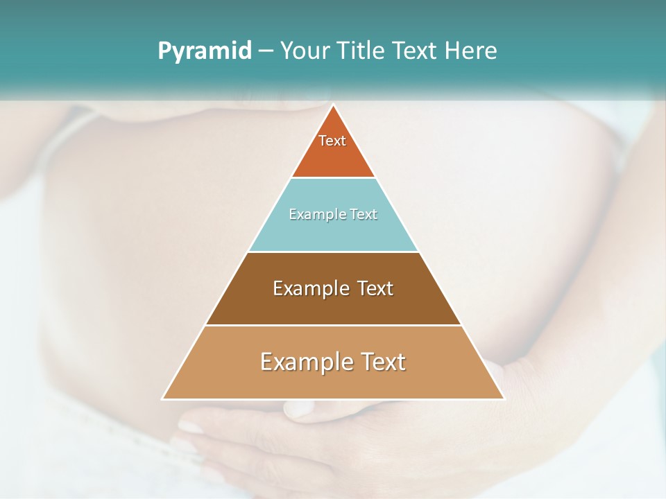 A Pregnant Woman Holding Her Belly With Her Hands PowerPoint Template