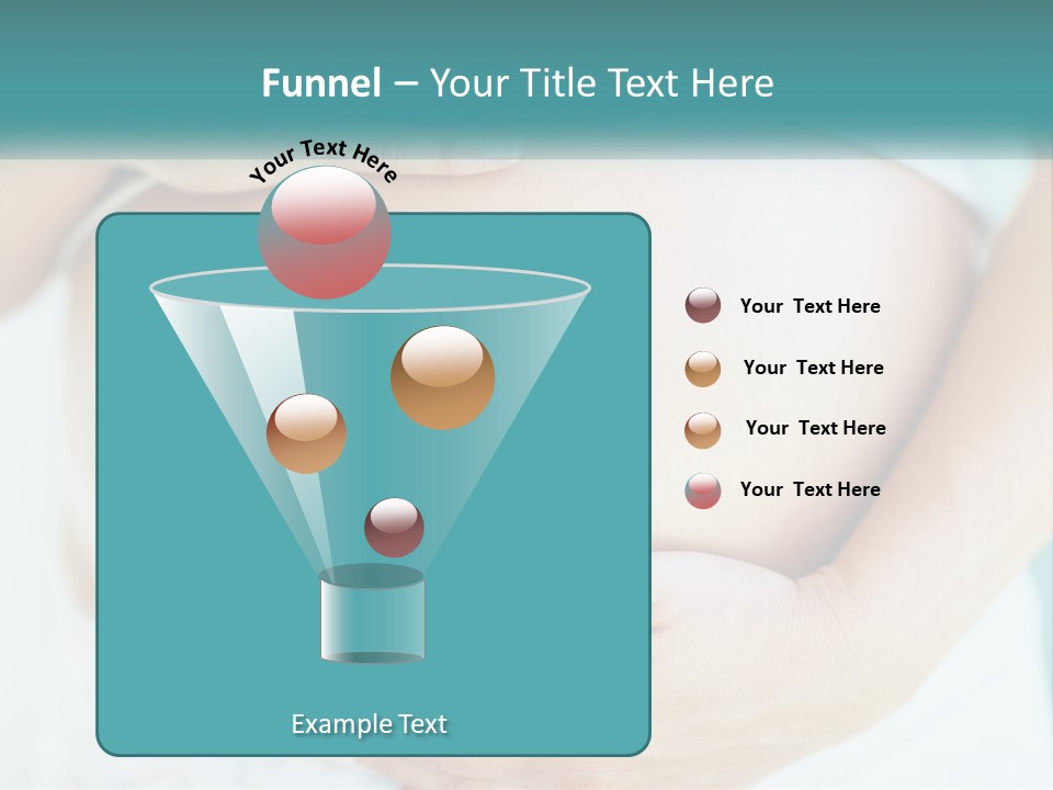 A Pregnant Woman Holding Her Belly With Her Hands PowerPoint Template