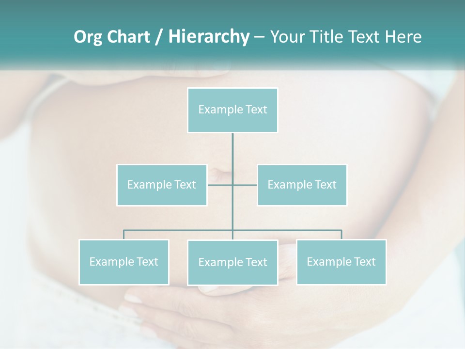 A Pregnant Woman Holding Her Belly With Her Hands PowerPoint Template
