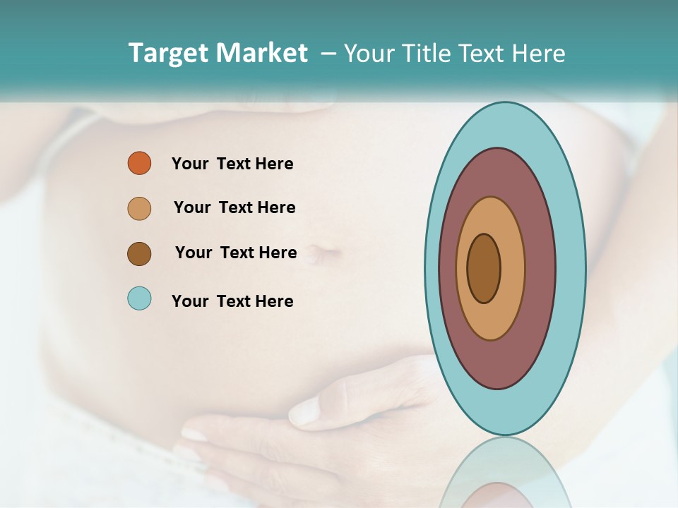 A Pregnant Woman Holding Her Belly With Her Hands PowerPoint Template