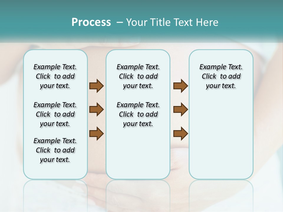 A Pregnant Woman Holding Her Belly With Her Hands PowerPoint Template