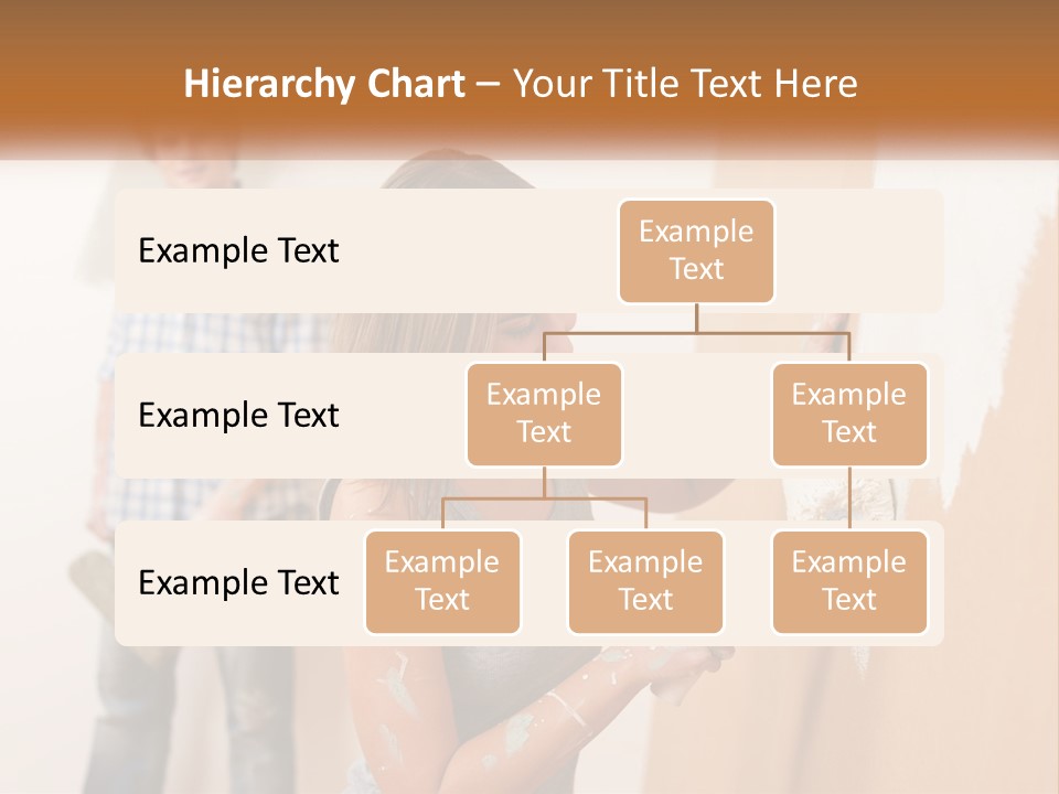 Decorating Man Wall PowerPoint Template