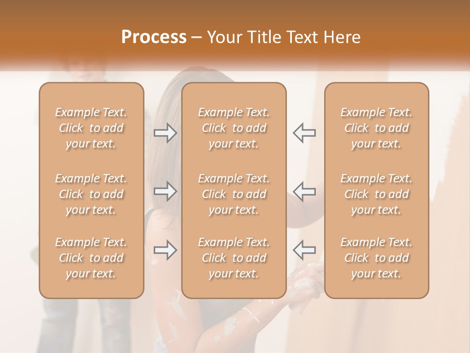 Decorating Man Wall PowerPoint Template