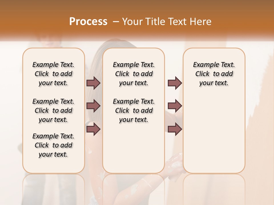Decorating Man Wall PowerPoint Template