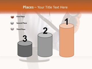 A Doctor Holding A Stethoscope Up To A Computer Screen PowerPoint Template