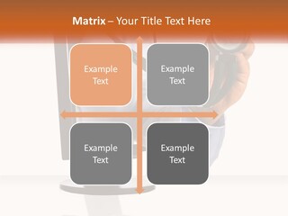 A Doctor Holding A Stethoscope Up To A Computer Screen PowerPoint Template