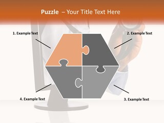 A Doctor Holding A Stethoscope Up To A Computer Screen PowerPoint Template