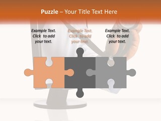 A Doctor Holding A Stethoscope Up To A Computer Screen PowerPoint Template