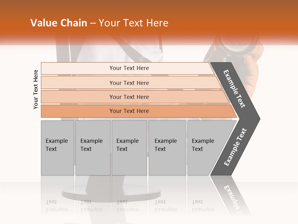 A Doctor Holding A Stethoscope Up To A Computer Screen PowerPoint Template