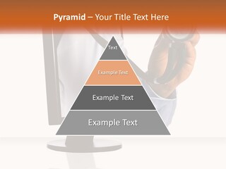 A Doctor Holding A Stethoscope Up To A Computer Screen PowerPoint Template