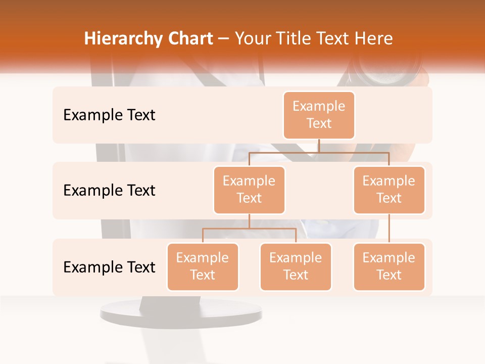 A Doctor Holding A Stethoscope Up To A Computer Screen PowerPoint Template