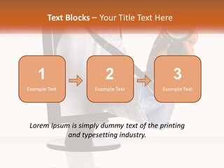 A Doctor Holding A Stethoscope Up To A Computer Screen PowerPoint Template