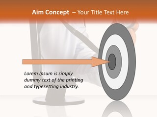 A Doctor Holding A Stethoscope Up To A Computer Screen PowerPoint Template